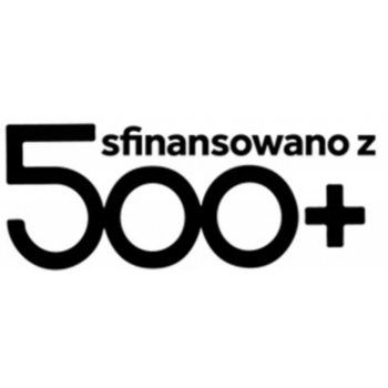 Naklejka na samochód SFINANSOWANO Z 500+